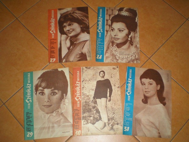 Film Színház Muzsika újság 1964-es évből 5 db egyben 27 28 29 30 31 sz