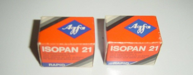 Film -AGFA Isopan ISS 21 Film (Vintage) - 2 db bontatlan