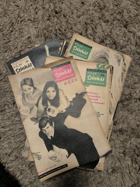 Film, színház, muzsika újságok, 1969-es évfolyam.