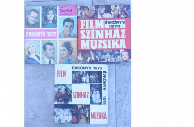 Film szinhz muzsika 1971,74, 75-s kiadsok