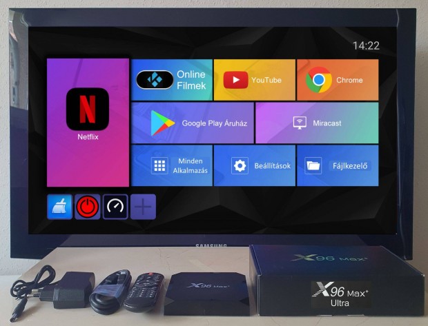 Filmezz Ingyen! X96 Max+ Ultra S905X4 4/64GB Android tv okost box