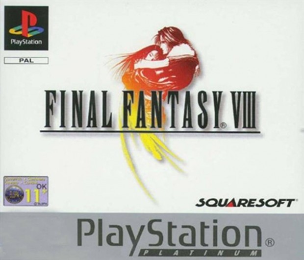 Final Fantasy VIII, Platinum Ed., Boxed PS1 jtk