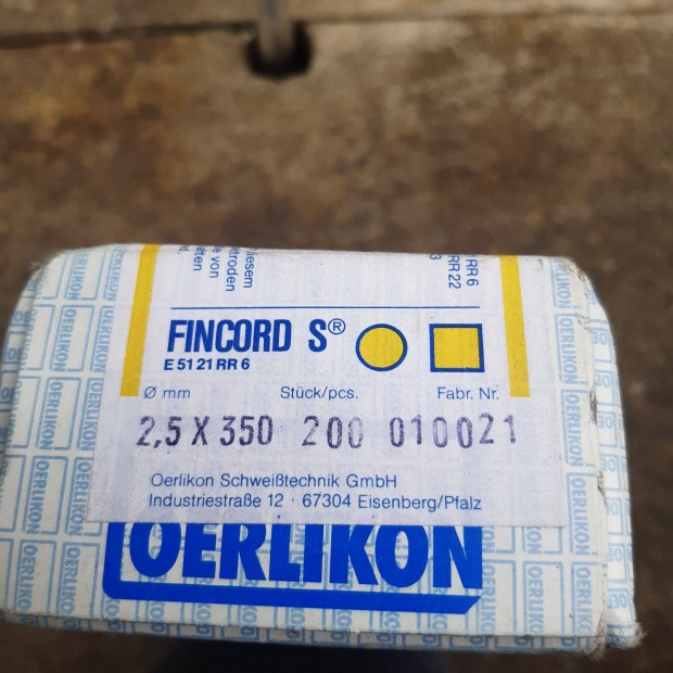 Fincord S Hegeszt Elektrda / E5121RR6/