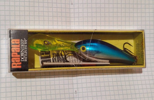 Finn Rapala Down Deep Rattlin Fat Rap 7 wobbler