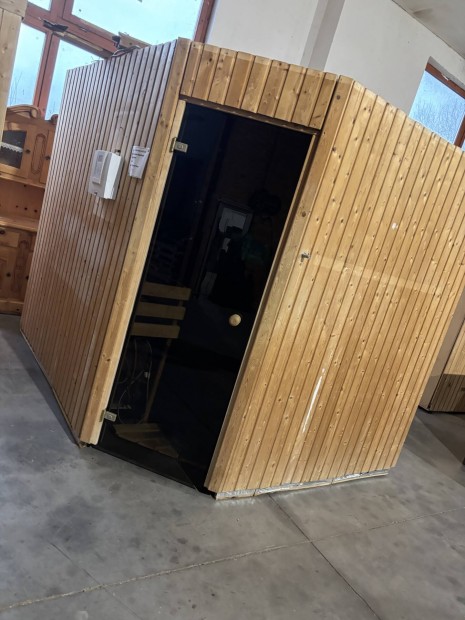 Finn szauna sauna sarokajts 