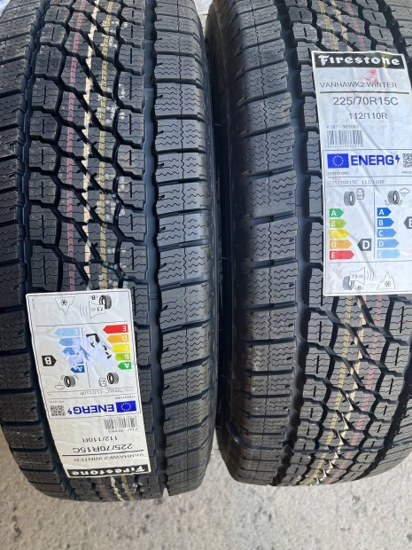 Firestone Wnterhawk 225/70r15c 2db új téli gumi eladó