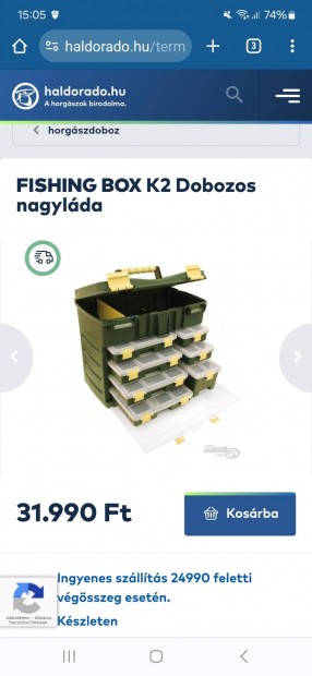 Fiscing Box K2 Dobozos nagylda