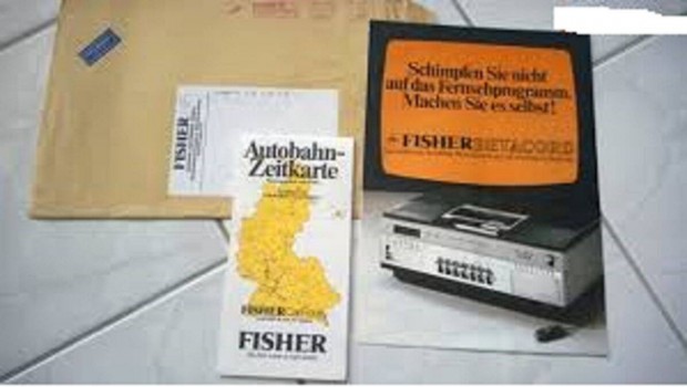 Fisher Betacord + bortk +trkp gyri prospektus 1980 -s vekbl!