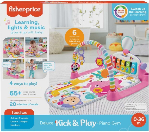 Fisher-Price Deluxe Kick & Play jtszsznyeg OUTLET termk