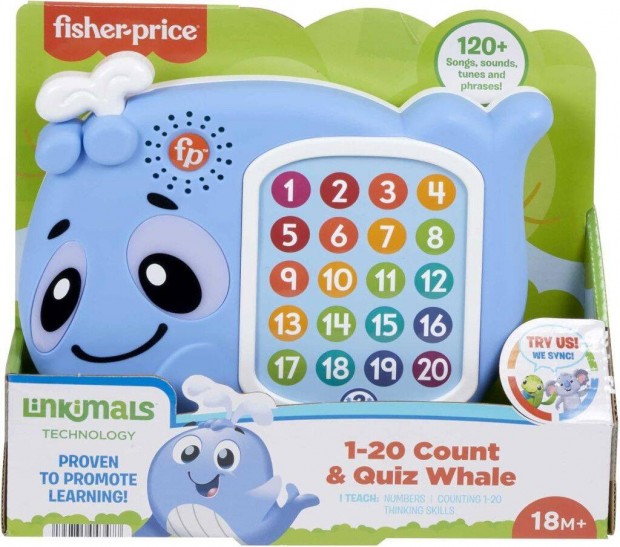 Fisher-Price Hjr75 Blinkilinkis kvz blna, interaktv oktatjtk