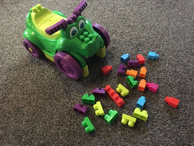 Fisher-Price Mega Bloks ris kockafal krokodil jrm!