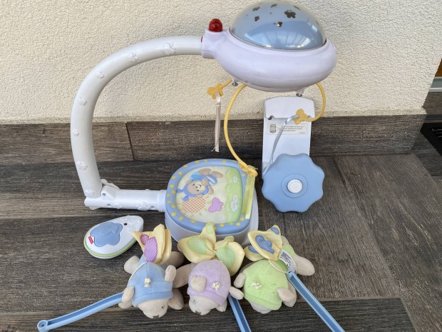 Fisher-Price: Macis kiságyforgó, világít, zenél