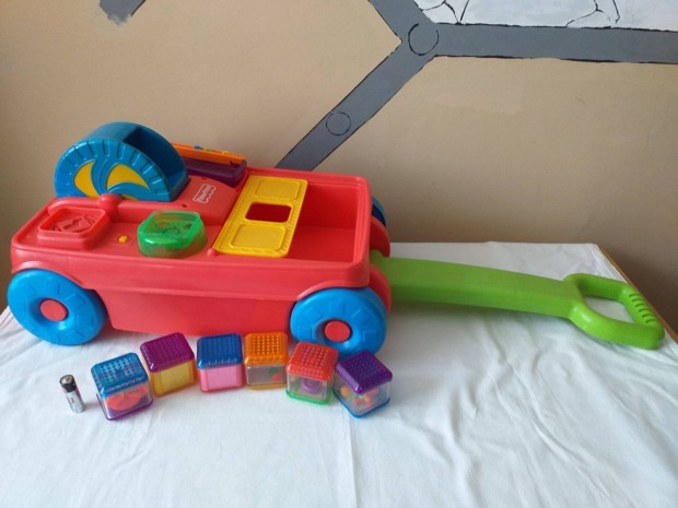 Fisher Price jtk kzikocsi / hzkocsi hanggal s fnyekkel