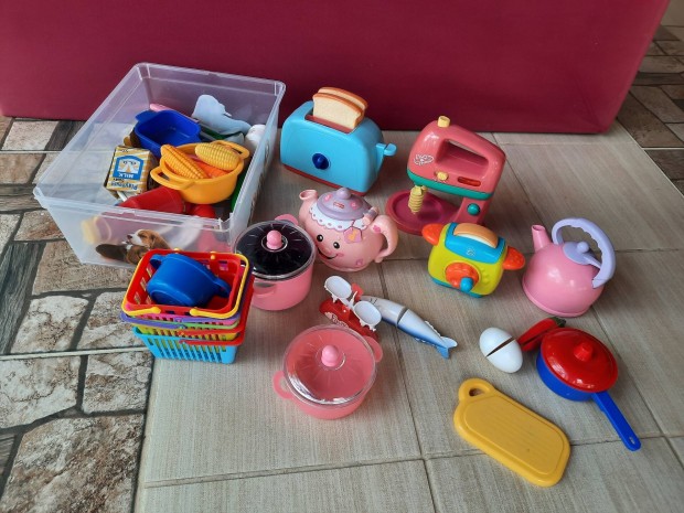 Fisher Price jtkkonyha rengeteg tartozkkal kiegsztkkel