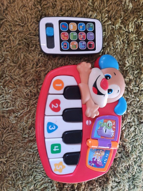 Fisher Price zongora s telefon