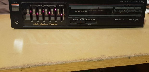Fisher equalizeres sztere hifi stereo erst