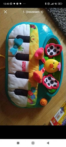 Fisher price dalol jtk kisgyra zongora 