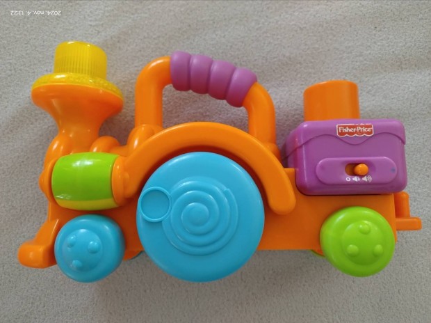 Fisher price elemes jtk vonat, zenl elad