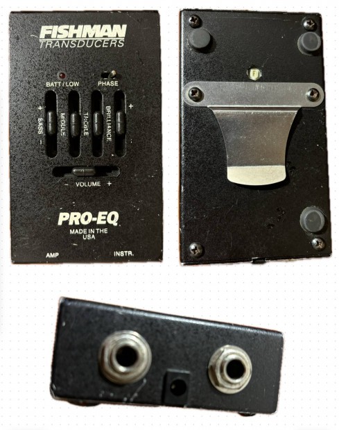 Fishman Transucers Pro EQ Black Made in USA! Akusztikus elerst eq.