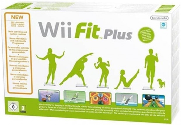Fit Plus & Black Balance Board Nintendo Wii jtk
