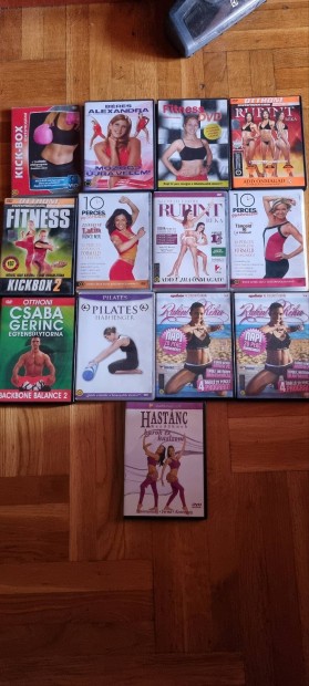 Fitnesz, jga dvd lemezek 