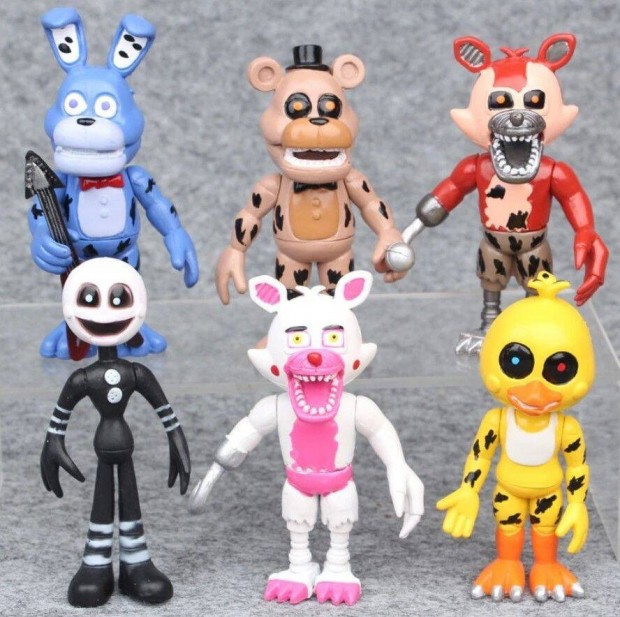 Five Nights At Freddy's Fnaf figura szett 6db j Kszleten szmlval