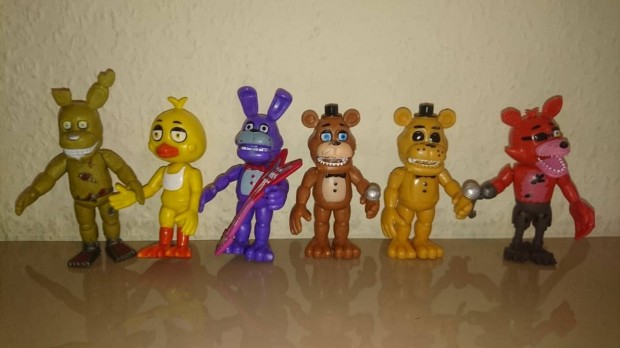 Five Nights At Freddy's Fnaf figura szett 6db j Kszleten szmlval