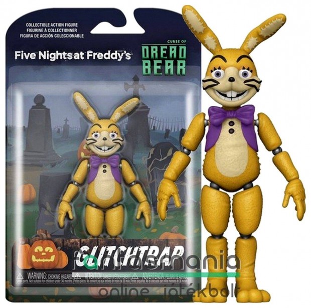 Five Nights at Freddys 14 cm Fnaf Glitchtrap nyuszi figura