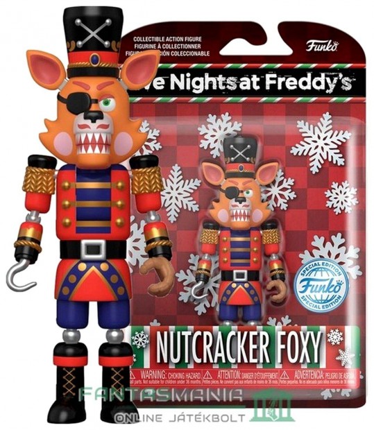 Five Nights at Freddys 14 cm Fnaf Nutcracker Foxy Foxi rka figura