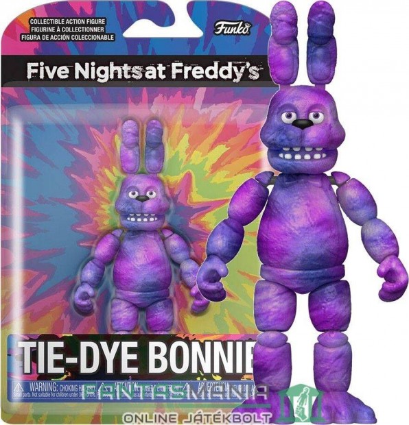 Five Nights at Freddys 14 cm Fnaf Tiedye Tie-Dye Bonnie nyuszi figura