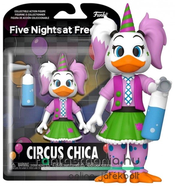Five Nights at Freddys 14 cms Fnaf Circus Chica Csika csibe figura