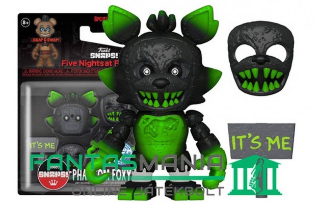 Five Nights at Freddys 9 cm Fnaf figura - Phantom Foxy Rka figura