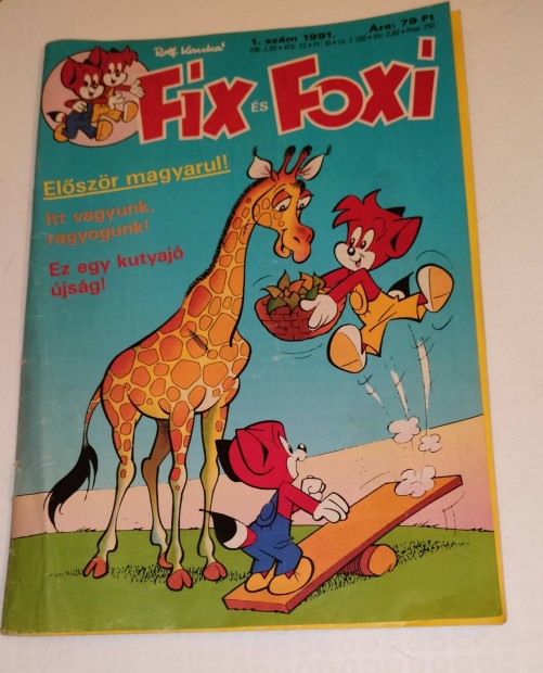 Fix s Foxi 1991. 1. Szm kpregny 