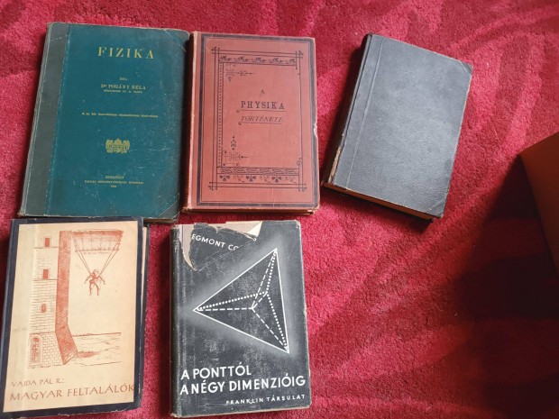 Fizika, matek knyvek