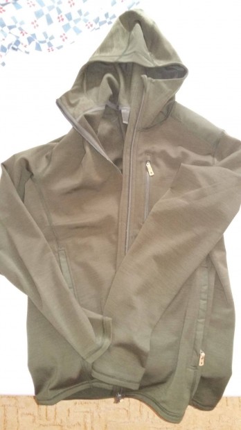 Fjallraven Keb Fleece Hoodie M-es mretben Zld szn