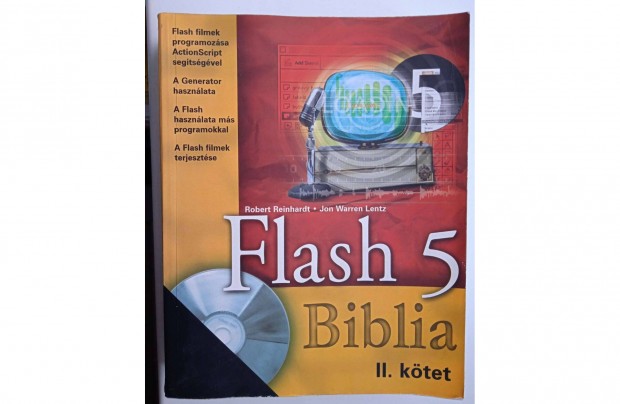 Flash 5 biblia , II.ktet , CD mellklet nlkl , 2001-es kiads