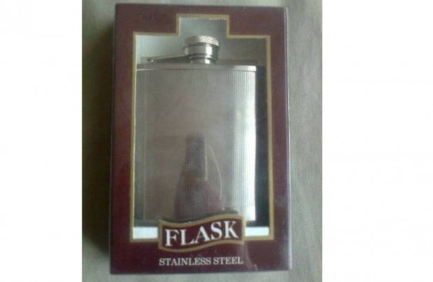 Flask Stainless Steel 6 OZ rozsdamentes fm flaska.Teljesen j,tiszta