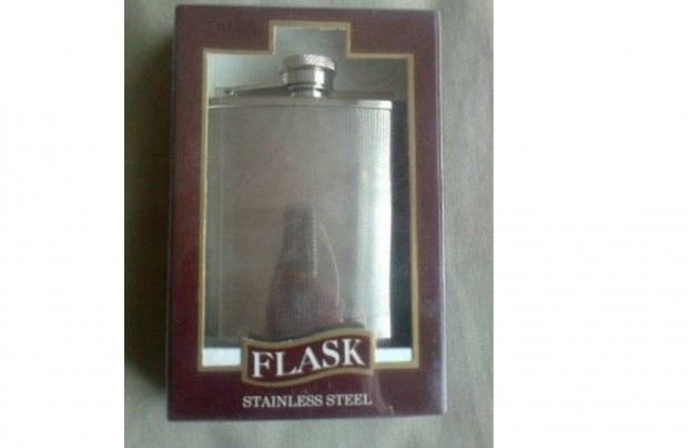 Flask Stainless Steel 6 OZ rozsdamentes fm flaska.Teljesen j,tiszta