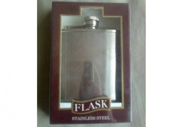 Flask Stainless Steel 6 OZ rozsdamentes fm flaska.Teljesen j,tiszta