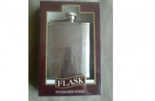 Flask Stainless Steel 6 OZ rozsdamentes fm flaska.Teljesen j,tiszta