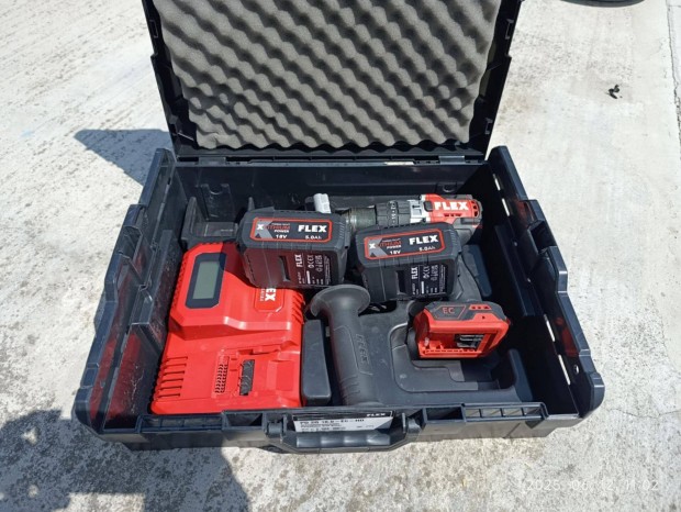 Flex PD 2G 18.0-EC-HD/5.0 Set akkus ütvefúró-csavarozó