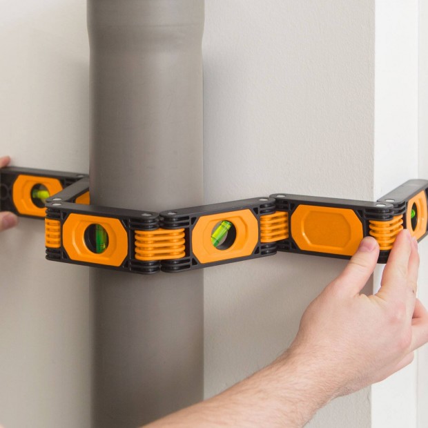 Flexibilis Mágneses vízmérték 8 ponton hajlítható - 60 x 5 cm