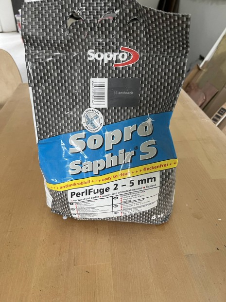 Flexibilis fga, anthracit szrke 4kg Sopro Saphir S