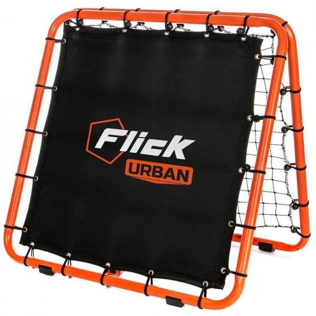 Flick Urban kétoldalas rugófal, aktív fal, 85x85cm - fekete/narancs