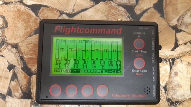 Flightcommand-Telemetry-rendszer RC Helikopterhez!