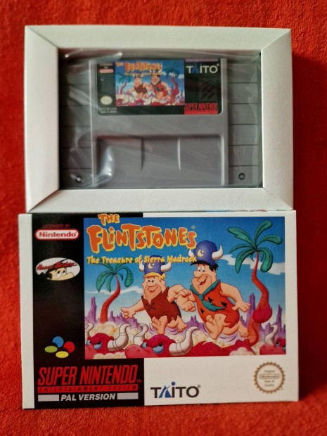 Flintstones Treasure of Sierra M. NTSC USA Super Nintendo jtk, SNES