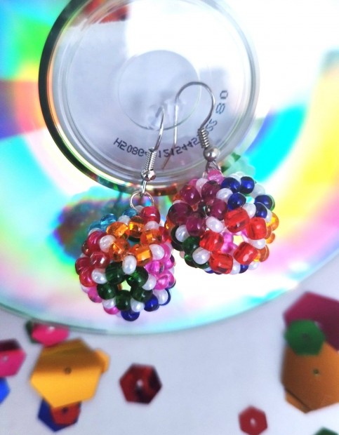 Flower ball multicolor gyngy flbeval