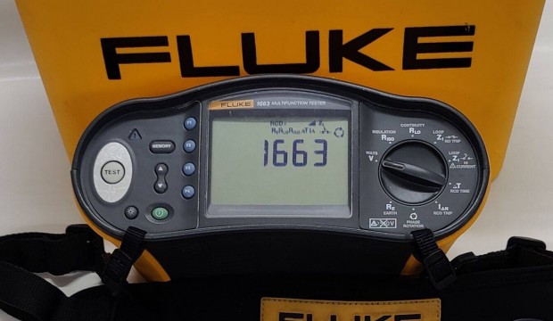 Fluke 1663 Villamos biztonsgi multimter nem Metrel