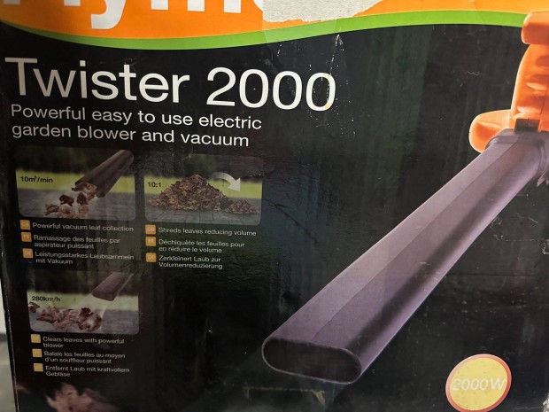 Flymo Twister 2000 elektromos lombfj-szv!