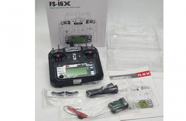 Flysky FS-i6x 2.4GHz RC tvirnyt FS-iA10b telemetris vev szett